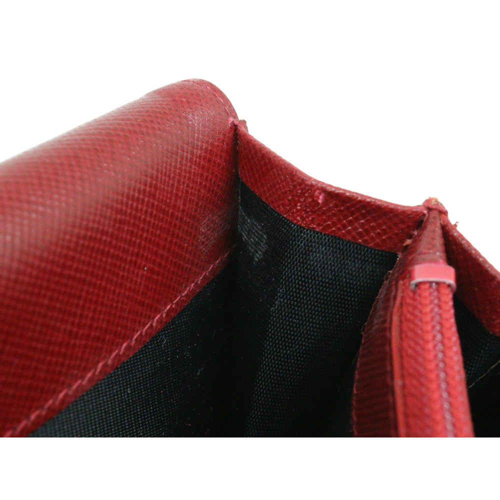 PRADA Long Wallet CHERRY Red - Picture 9 of 10